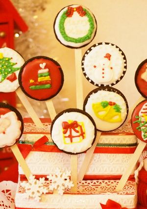 賑やかなアイシングクッキー　クリスマス-レシピのメイン写真