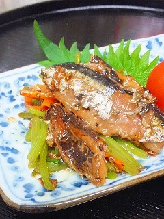 簡単一品★サンマ缶と野菜で-レシピのメイン写真