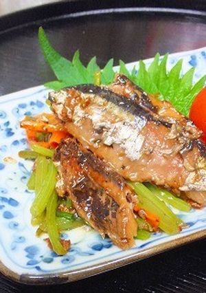簡単一品★サンマ缶と野菜で-レシピのメイン写真