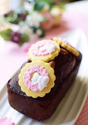 バレンタイン☆ショコラパウンドケーキ-レシピのメイン写真