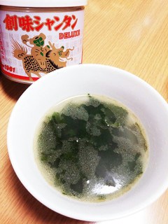 レンジで手軽にわかめスープ♪-レシピのメイン写真