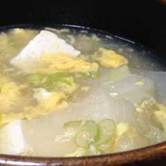 とっても簡単！！豆腐と大根の中華スープ-レシピのメイン写真