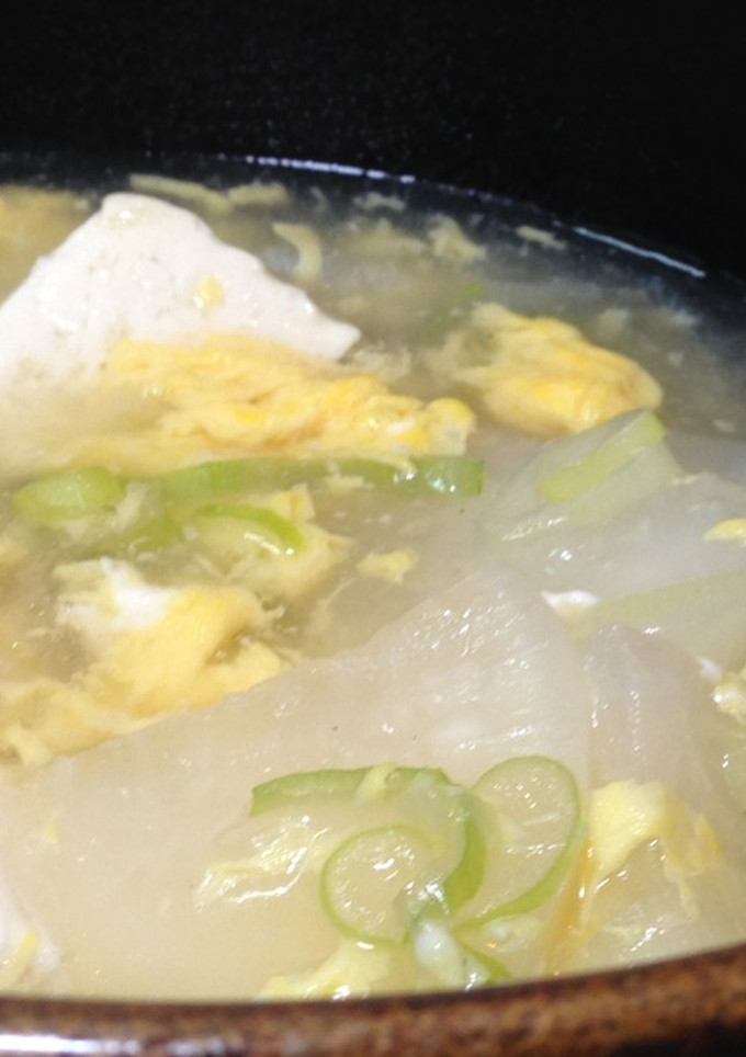 とっても簡単！！豆腐と大根の中華スープ-レシピのメイン写真