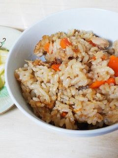 シーチキンと人参の炊き込みご飯-レシピのメイン写真