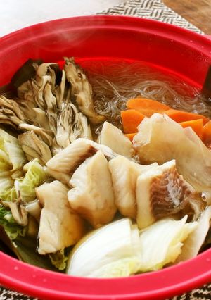 レンジで！仲良く☆タラのあったかふたり鍋-レシピのメイン写真