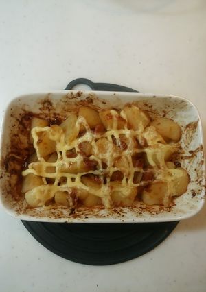 塩辛とジャガイモのマヨ焼き-レシピのメイン写真