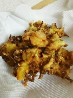 キャベツとたくあんとエビのかき揚げ-レシピのメイン写真