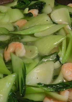 青梗菜とえびとシャンタン-レシピのメイン写真