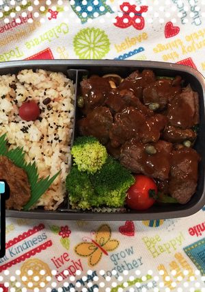 ステーキ弁当-レシピのメイン写真
