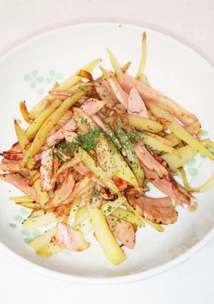 あと１品！ポテトベーコン醤油バター炒め-レシピのメイン写真
