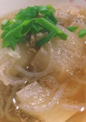 スタミナ！大根と牛肉のスープ-レシピのメイン写真