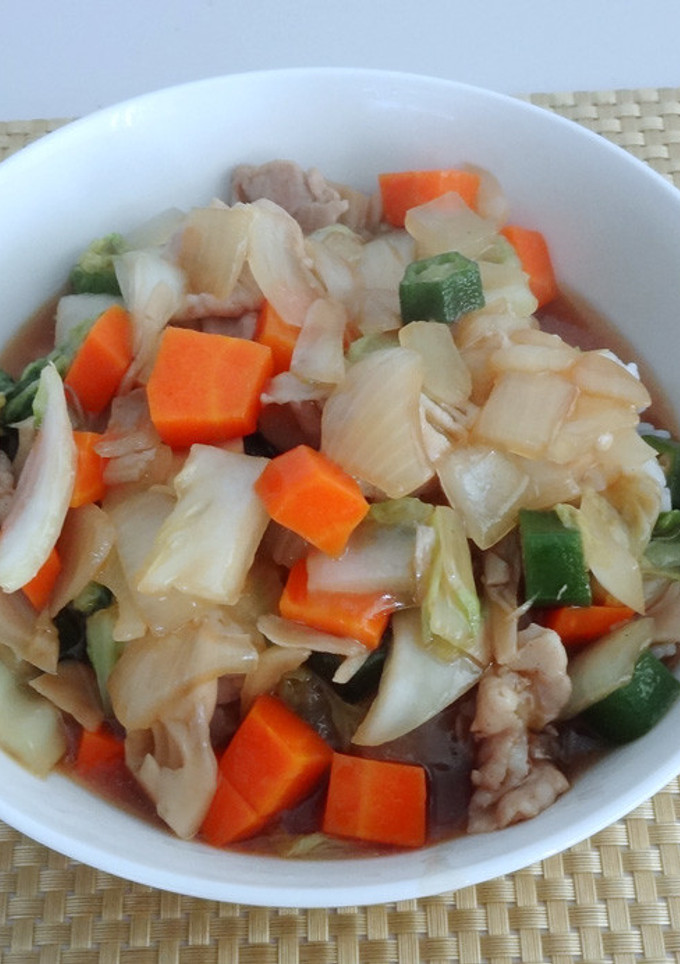 どっさり野菜の中華丼-レシピのメイン写真