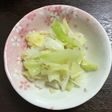 創味シャンタンDXでキャベツのおひたし