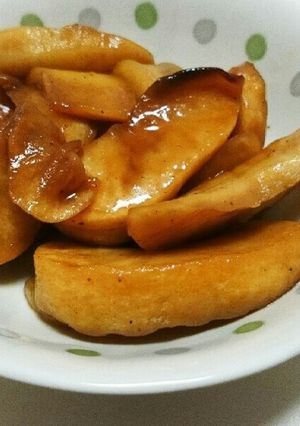 白砂糖とバター不使用！サクトロ炒めりんご-レシピのメイン写真