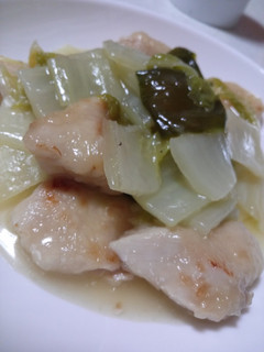 白菜と鶏むね肉のトロッと煮込み-レシピのメイン写真