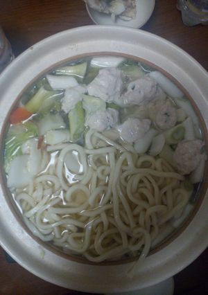 鶏肉団子鍋-レシピのメイン写真