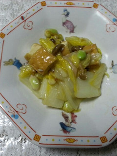 白菜と厚揚げのうま煮 中華味-レシピのメイン写真