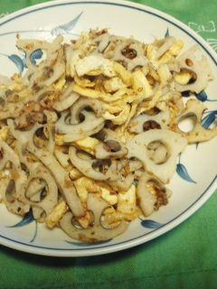 レンコンの創味シャンタン炒め-レシピのメイン写真