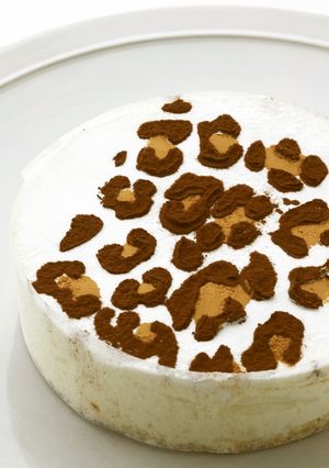 ヒョウ柄のステンシルデコケーキ-レシピのメイン写真