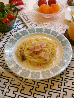 白菜とベーコンの味噌クリームパスタ♪-レシピのメイン写真