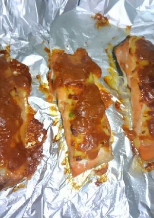 ボリューム満点★鮭のポテトサラダ挟み焼き-レシピのメイン写真