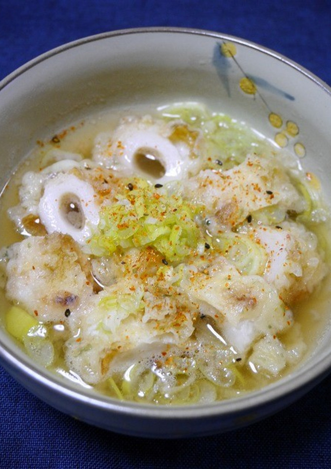 レンジで簡単！ちくわの磯部揚げの出汁煮-レシピのメイン写真