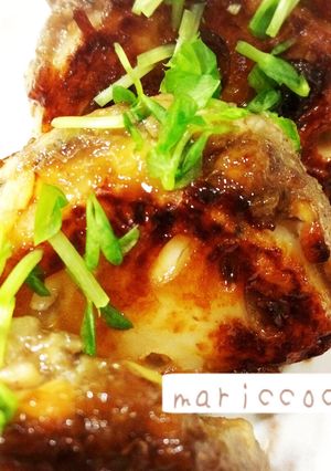 鯖缶レンコン焼き♡チーズとろっと甘辛〜!-レシピのメイン写真