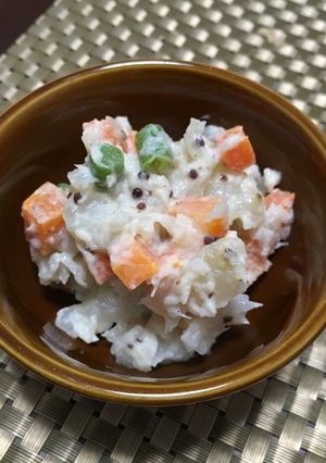 美味！ヘルシーな菊芋ポテサラ-レシピのメイン写真