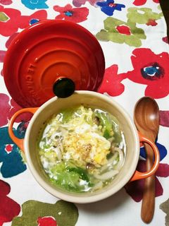 簡単☆白菜と卵のスープ☆-レシピのメイン写真