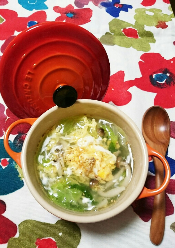 簡単☆白菜と卵のスープ☆-レシピのメイン写真