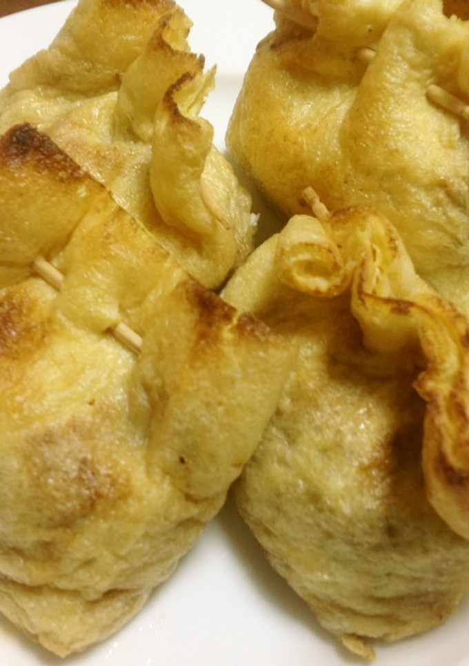 もやし納豆 in 油揚げ包み焼き-レシピのメイン写真
