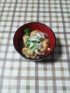 餅入りがんものお味噌汁-レシピのメイン写真
