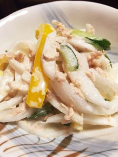 大根とツナのサラダ-レシピのメイン写真