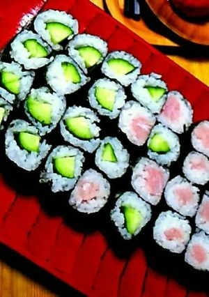 鉄火巻きとカッパ巻き-レシピのメイン写真