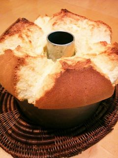 我が家のプレーンシフォンケーキ-レシピのメイン写真