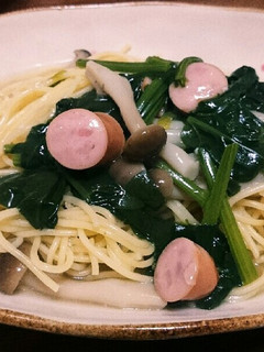 ほうれん草のスープパスタ☆自分用覚書-レシピのメイン写真