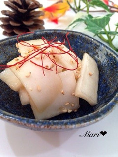 大根の皮で!中華風☆やみつきおつまみ-レシピのメイン写真
