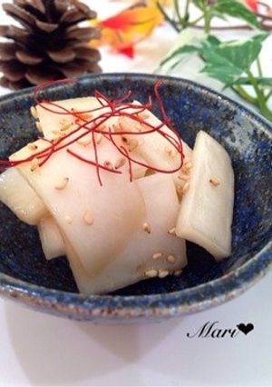大根の皮で！中華風☆やみつきおつまみ-レシピのメイン写真