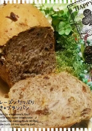 ❁❀胡桃とレーズンたっぷりブランパン✿✾-レシピのメイン写真