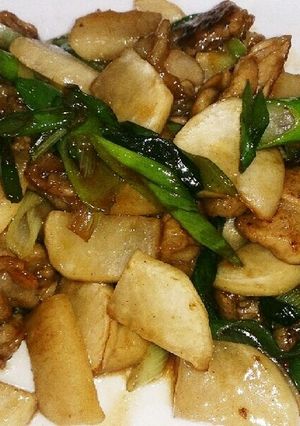 かぶと豚バラのオイスターソース炒め-レシピのメイン写真