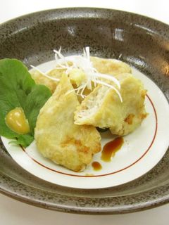 花山そばの揚げ餅-レシピのメイン写真