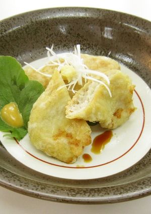 花山そばの揚げ餅-レシピのメイン写真