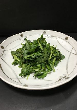 簡単美味しい春菊ナムル-レシピのメイン写真
