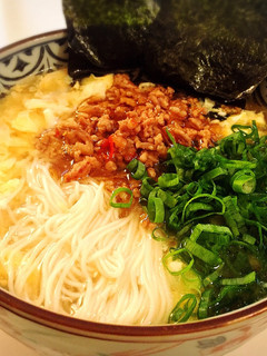 創味シャンタンで卵とじ暖かにゅうめん♡-レシピのメイン写真