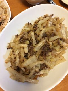 牛肉と大根の簡単炒め-レシピのメイン写真