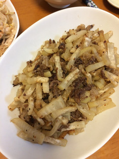 牛肉と大根の簡単炒め-レシピのメイン写真
