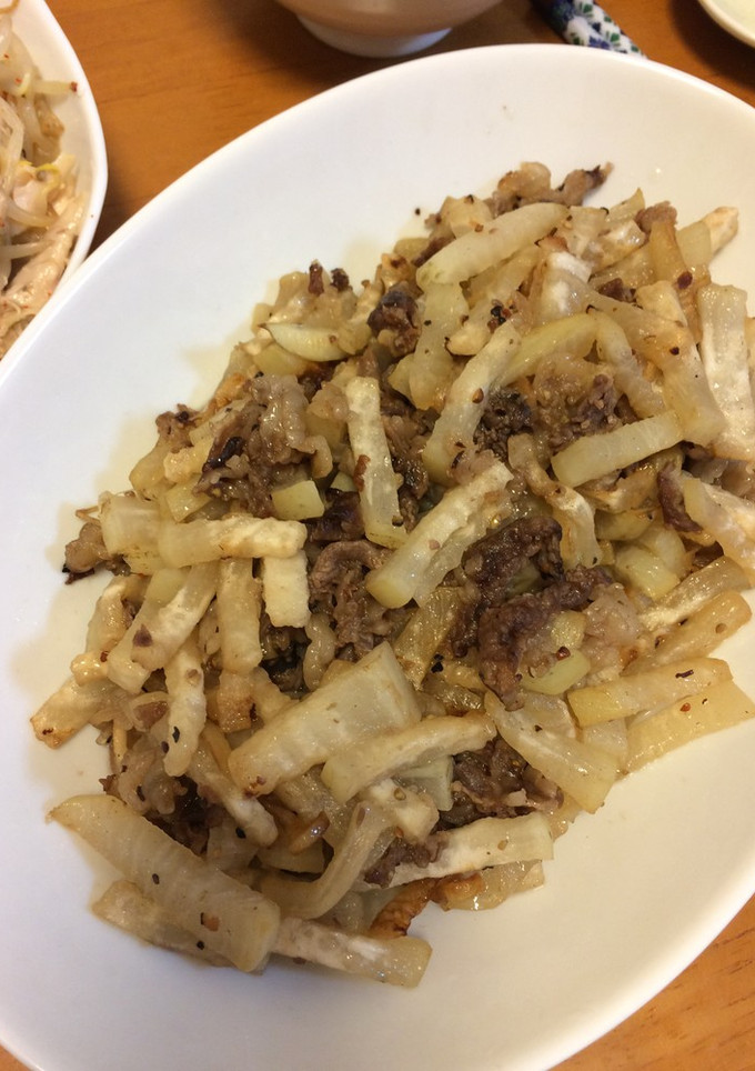 牛肉と大根の簡単炒め-レシピのメイン写真