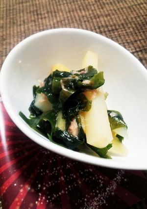 じゃがいもとワカメの和え物-レシピのメイン写真