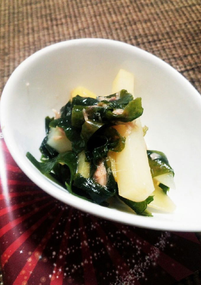 じゃがいもとワカメの和え物-レシピのメイン写真