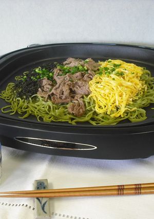 ホットプレートde瓦そば-レシピのメイン写真